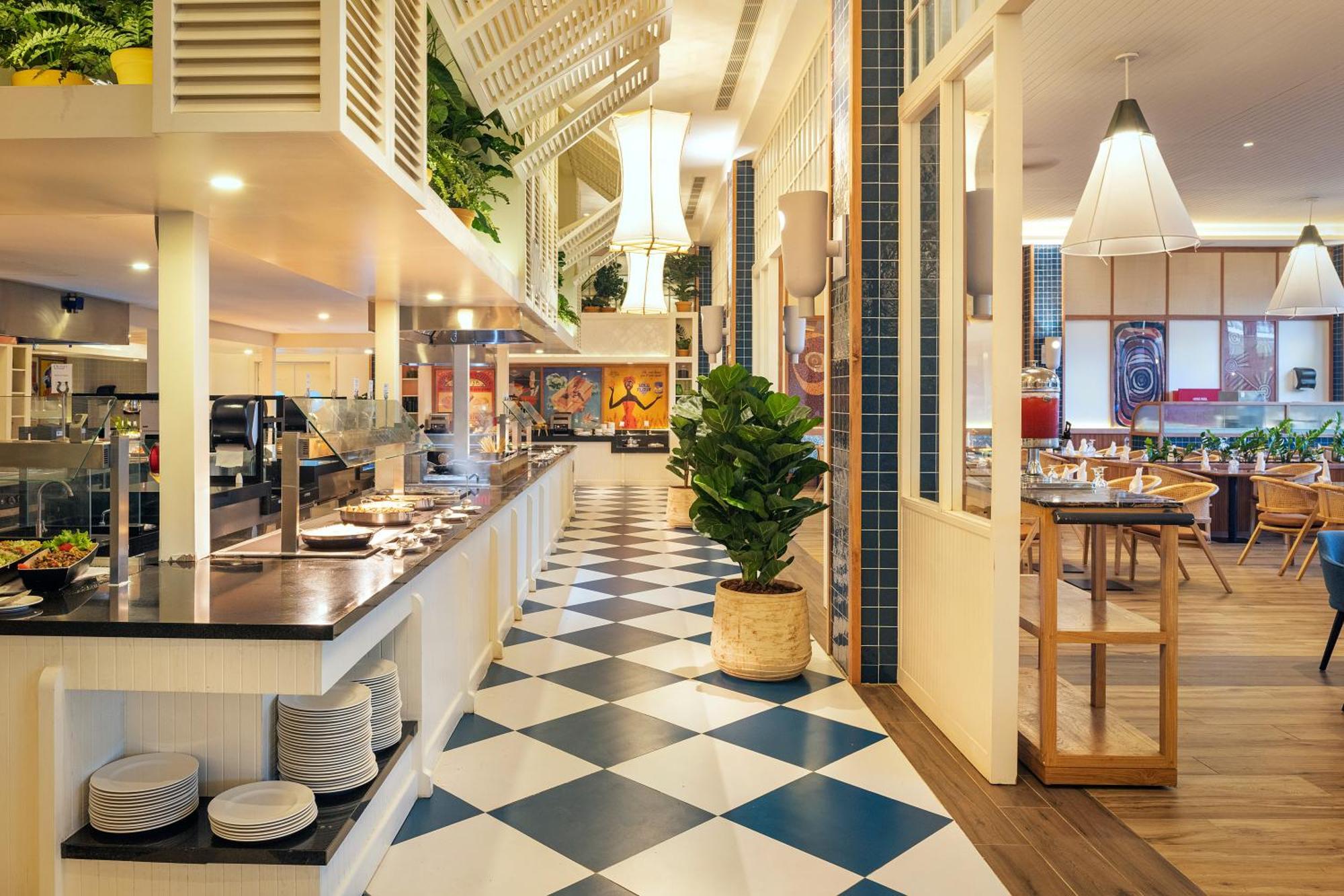 Ocean Eden Bay (Adults Only) Hotel Spring Rises Eksteriør billede The restaurant